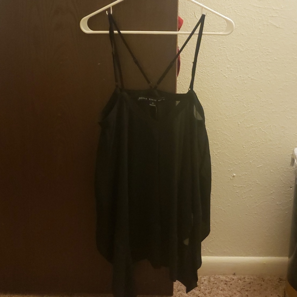 Black tank top